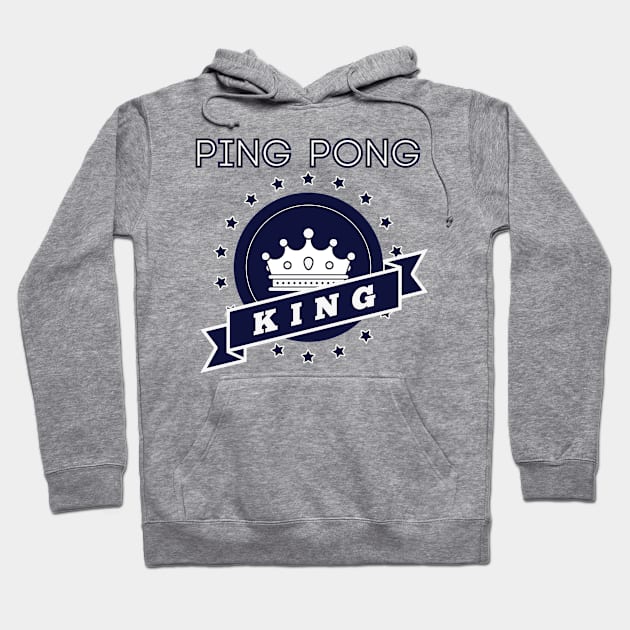 Ping Pong King Hoodie by nektarinchen